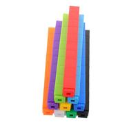 Sosoport 100 Pezzi cubo di calcolo matematico blocchi da costruzione per costruire giocattoli per cubo di conteggio matematico blocchi per plastica