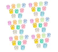 Sosoport 100 Pezzi Micro Mushroom Miniature Figurines in Resin Glow in The Dark Tiny Plant Statues For Fairy Garden Dollhouse Aquarium Diy Craft Accessories Portable And Compact Design