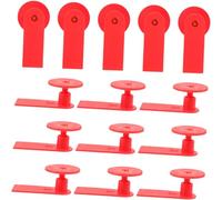 Sosoport 100pezzi Etichette Auricolari Per Bestiame in Resistente Uv Segnaposto Animali Senza Numeri Per Mucche Pecore e Ovini Marcatura Sicura e Flessibile Per Gestione Allevamenti