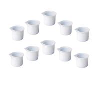 Sosoport 12 Pezzi Bicchieri Dosatori in Silicone Flessibile con Scala per Misurare Resina Epossidica e Attività da Te Strumenti Precisi per Artigianato e Pittura