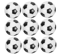 Sosoport 12 Pezzi calcio balilla palle da tavola palloni da calcio giocattoli da calcio misurare sostituzione palle sportive calcio giocattolo piccolo pallone da calcio Black