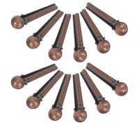 Sosoport 12 Pezzi Perni Fermacorde per Chitarra Acustica in Acciaio Inox | Dimensioni Standard Stampaggio Preciso, Finitura Liscia senza Bave, per Palco e Pratica Quotidiana