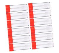 Sosoport 12 pezzi Tubo Campionamento Feci con Tappo Vite Provette Monouso Raccolta Campioni per Analisi Mediche Sicure e Pratiche per Uso Clinico