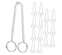 Sosoport 15 Pezzi Catene Sospese Con Ganci Catena Sospesa In Acciaio Inossidabile Catena Per Appendere Cartelli Per Porte