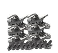 Sosoport 15 Pezzi Clip Per Abbigliamento Per Microfono in Plastica, Morsetto Per Cavi Cuffie e Auricolari, Clip Per La Gestione Sicura Del Filo, Adatta Per Riunioni, Presentazioni e Registrazioni