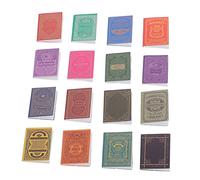 Sosoport 16 Pezzi Mini Quaderni Classici Mini Giocattoli Miniature Per Casa Delle Bambole Piccoli Libri Miniature Libri Per Casa Delle Bambole Mini Libri Per Casa Delle Bambole Libro In