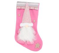 Sosoport 1pezzi Calza di Natale da Appendere Classica Bambola Senza Volto Decorazione per Albero di Natale per Regali a Ragazzo Ragazza per Arredare Cucina, Stufa, Porta e Scale