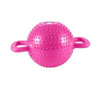 Sosoport 1pezzi Kettlebell Riempibile Con Acqua Manubrio Doppio Antiscivolo Regolabile Per Pilates Yoga Fitness Portatile in Pvc Sicuro Rosa