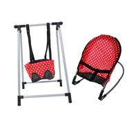 Sosoport 1Set accessori per bambole asilo nido per bambole marsupio per bambole passeggini per per bambole roba da bambolina lettino per bambole ferro da stiro rosso