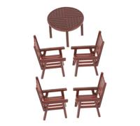 Sosoport 1set Miniature Tavolo e Per Casa Delle Accessori Per Miniature Decorazione Micro Paesaggio Per Scene Socializzazione e Arredamento
