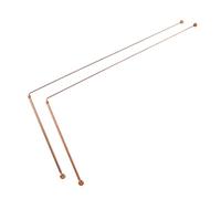 Sosoport 2 pezzi Aste in Metallo per Prospezione Acqua e Tesori Strumenti Paranormali per Caccia AI Fantasmi e Divinazione Outdoor