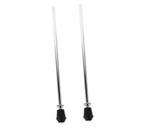 Sosoport 2 Pezzi batteria morsetti per pianoforte trappole di sopravvivenza gambe del timpano gamba della grancassa parti di strumenti mahl Lega di alluminio Silver