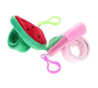 Sosoport 2 Pezzi Braccialetti Frutta da Braccialetti Adesivi Fragola e Anguria per Accessorio e Ottimo per Feste e Attività Ludiche