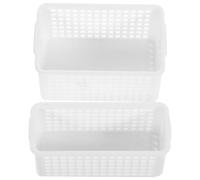 Sosoport 2 Pezzi cestino portaoggetti piccolo cestino cestini portaoggetti adorn cesti portaoggetti cestino in miniatura per l'arredamento cesto portaoggetti per casa delle bambole pvc