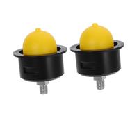 Sosoport 2 Pezzi Coppa Olio spazzaneve Copertura spazzaneve Maniglia di avviamento a Strappo per motoslitta Sostituzione dello spazzaneve Kit Impugnatura spazzaneve plastica Giallo