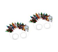 Sosoport 2 Pezzi Corda del Mulino a Mantenere All'aperto Deterrente Respingere Formica Riflessivo Gufo Ruote Pin Rotellina L'animale Domestico Colorato