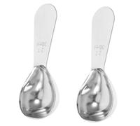 Sosoport 2 pezzi Cucchiaio Dosatore in Acciaio Cucchiaio Preciso per Tè Polvere Proteica e Spezie Utensile Resistente per Cucina e