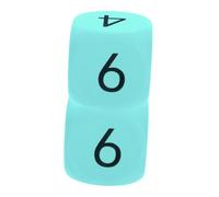 Sosoport 2 Pezzi Dadi Grandi Dadi Di Schiuma Di Natale Prop Puntello Di Gioco in Schiuma Puntello Di Gioco Di Schiume Eva Sky-blue