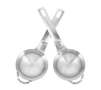 Sosoport 2 Pezzi Filtri Tè in Acciaio Inossidabile con Manico Lungo Colino Filtro Fino per Matcha Spezie e Tisane Resistenti Facili da Pulire per Infusi e Cucina