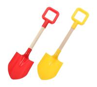 Sosoport 2 Pezzi Pala da spiaggia giocattolo roba da spiaggia Sabbia giochi da spiaggia all'aperto sabbiera per da esterno divertenti giocattoli da pala Scoop da spiaggia faggio