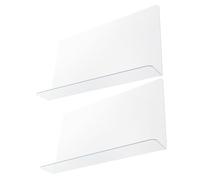Sosoport 2 Pezzi Paraspruzzi per da Bagno PVC da Protezione dagli Schizzi per Doccia e Lavello Facile Installazione Strumenti Design e Resistente Accessorio per Bagno