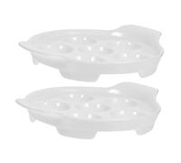 Sosoport 2 pezzi Pirofila in Ceramica per Escargot Manici Lisci Antiscivolo e Resistente per Forno Adatta Lumache Gusci e Molluschi Uso Multifunzionale in Cucina