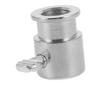 Sosoport 2 Pezzi Rack per barbecue rotante inossidabile accessorio girarrosto sputo cremagliera boccola per girarrosto kit griglia girarrosto asta girarrosto ferro da stiro Argento