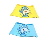 Sosoport 2 Pezzi Shampoo Per La Protezione Alle Orecchie Cuffia Doccia Regolabile Cappello Per Infantile Cuffia Lava Visiera Per Bagnetto Cofano Per Dormire Eva