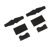 Sosoport 2 Set Adesivo Poggiafreccia per Arco Compound e Ricurvo, Nero, Pelle Artificiale, Antiscivolo, per Allenamento al Tiro, Principianti ed Esperti