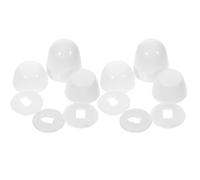 Sosoport 2 Set Copribulloni Wc in Plastica ABS Tappi a Vite per Bulloni Wc Accessori per Riparazione e Installazione Coperchio Water Protezione e Rinnovo Bagno