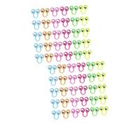 Sosoport 2 Set Giocattoli Ad Anello Di Attività Punteggio Per Gli Occhi in Movimento Anello Del Bulbo Oculare Anelli Per Bulbi Oculari Per Plastica Colore Casuale 30 Pezzi * 2