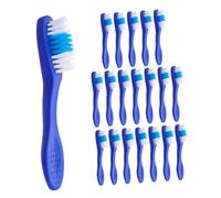 Sosoport 20 Mini Spazzolini da Denti da Prigione Manico Corto, Set da 20 Pezzi Piccoli Spazzolini da Denti Portatili per Orale Sicura in Istituti Penitenziari
