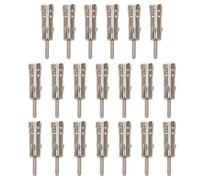 Sosoport 20 Pezzi Adattatore Antenna Auto Iso Din Plug Connettore Radio Fm Am per Auto Resistente alle Intemperie Installazione Senza Utensili Compatibile con Vari Modelli Veicoli