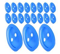 Sosoport 20 Pezzi Copertura Protettiva Resistente Graffi in Gomma per Serratura Porta Auto Blu Kit la Maggior Parte dei Veicoli