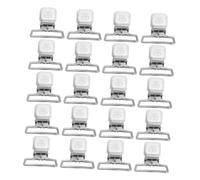 Sosoport 20 Pezzi Fibbia A Becco D'Anatra Clip Fibbia Clip Per Tute Chiusura Generale Fibbie Di Ricambio Per Cinghie Fibbie Per Bretelle Fibbie Per Riparazione Tute Fibbie Per