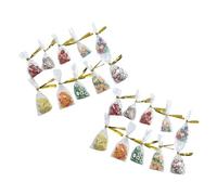 Sosoport 20 Pezzi Mini Food Play Scene cibo in miniatura rendilo mini cibo kit in miniatura supporto per il cibo del teatro Giocattolo da dessert fai da te argilla polimerica