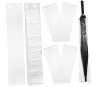 Sosoport 200 Pezzi Borsa portaombrelli Copertina piovere Leggero Contenitore portaombrelli di Grandi Dimensioni coperture Ombrello Sacchetto di plastica Pellicola di plastica per ombrellone