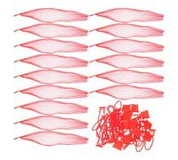 Sosoport 200 Sacchetti Rete Riutilizzabili per Verdure e Uova con Chiusure a Clip, Struttura Traspirante in Plastica per Organizzazione Cucina e Protezione Fragilità