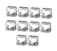 Sosoport 20pezzi Coperture Per in Alluminio Di Carta Oleata Resistente Al Calore Per Gas Accessori Da Cucina Per Pulizia Conservazione Olio