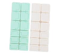 Sosoport 24pezzi Coperture Protettive Per Prese Elettriche Tappi Per Prese Impermeabili in Abs Adatti Due e Tre Per Sicurezza Ambientale