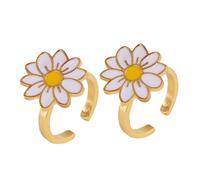 Sosoport 2pezzi Anello Girevole Antistress Realizzato Materiali Di Durevole e Utile Per Combattere Le Cattive Abitudini Come Stuzzicarsi Le Unghie Liberandoti Dall Ansia è Gioiello Da