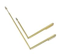 Sosoport 2pezzi Bacchette Da Rabdomante in Inossidabile Attrezzo Per Rilevamento Portatile Bacchette Da Rabdomante in Metallo Per Esterni