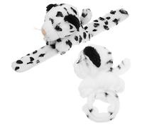 Sosoport 2Pezzi Braccialetti Peluche Per Animali Morbido Facile Da Indossare e Giocare Per Compleanni e Festività Dimensioni Compatte e Leggere