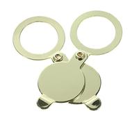 Sosoport 2pezzi Copertura per Spioncino in Rame Piastra Copertura per Spioncino Vista Facile Installazione Senza Attrezzi Proteggi Privacy