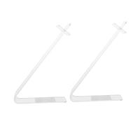 Sosoport 2pezzi Porta Scarpe in Acrilico Trasparente Espositore Scarpe Casual e Eleganti Stand Salvaspazio Per Scarpa Piana e Tacchi Organizer Leggero Facile Da Pulire Per Negozi e Armadi