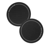 Sosoport 2pezzi Tappeto Protettivo per Grancassa Adesivo per Pedale Singolo Accessori Percussione per Batteria Durevole e Facile da Applicare Completo