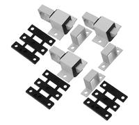 Sosoport 3 Chiavistelli a Molla Autobloccanti in Lega di Alluminio per Porte, Finestre e Armadi in Legno, Chiusura Silenziosa Meccanismo a Rilascio Automatico, Adatti per Uso