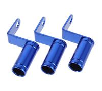Sosoport 3 Pezzi Estensione Manubrio Supporto Specchietto Retrovisore Barra Di Estensione Per Supporto Telefono Caricabatterie USB Faro Scooter Atv Dirt Bike Blu