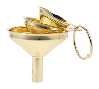 Sosoport 3 pezzi Imbuto Acciaio Inossidabile Imbuto per Olio Vino Utensile Portatile e Leggero per Trasferimenti Precisi e Manutenzione Auto