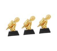 Sosoport 3 Pz Del Microfono Decorazione Del Microfono Mini Piccolo Braccio Per a Basso Per Cantare Premio Per Il Canto Resina